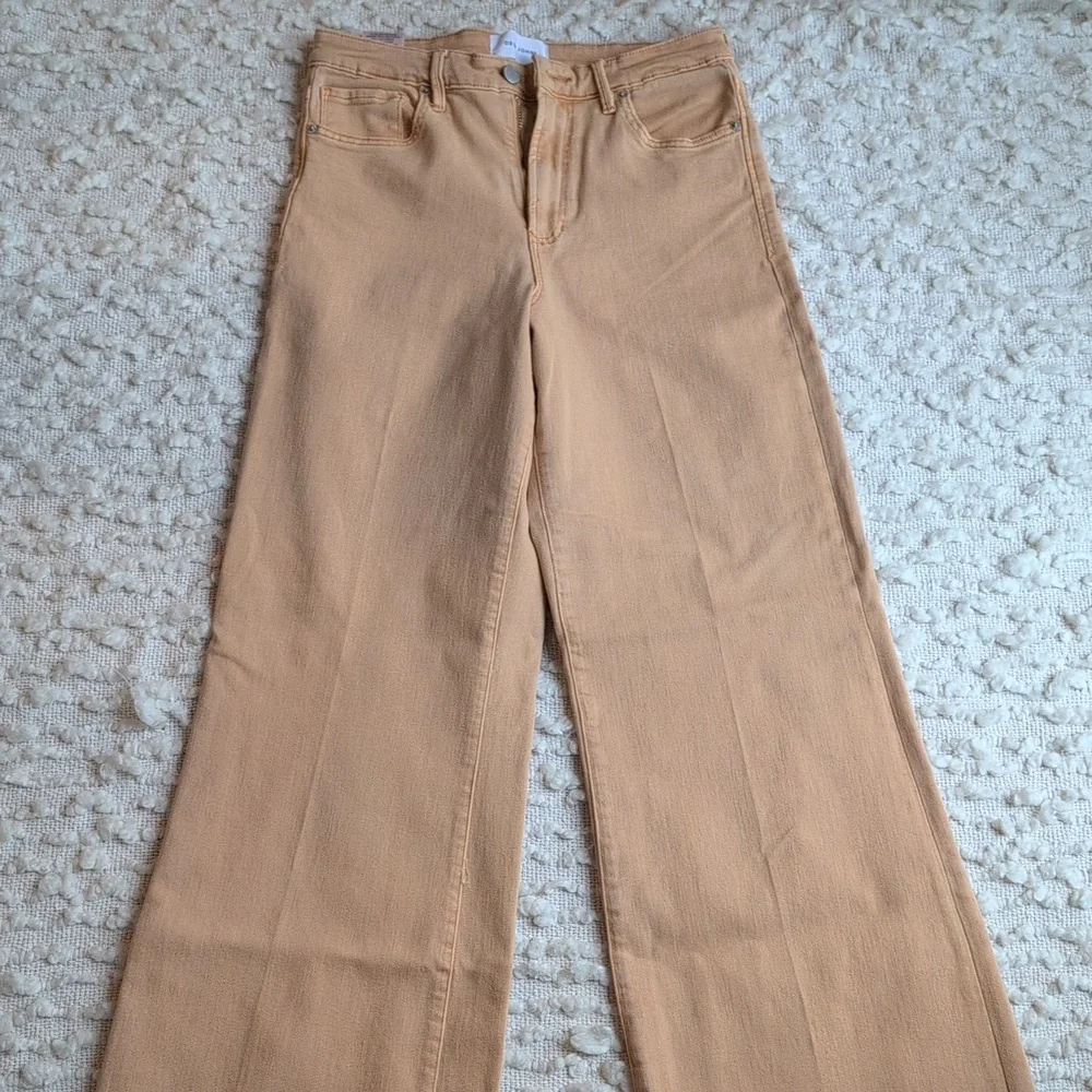 Dear John Washed Orange Sunflower Wide Leg 29 Waist Fiona High Rise - Picture 5 of 14